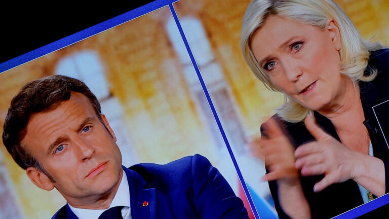 Emmanuel Macron bezeichnet Marine Le Pen als Rechtsextremistin