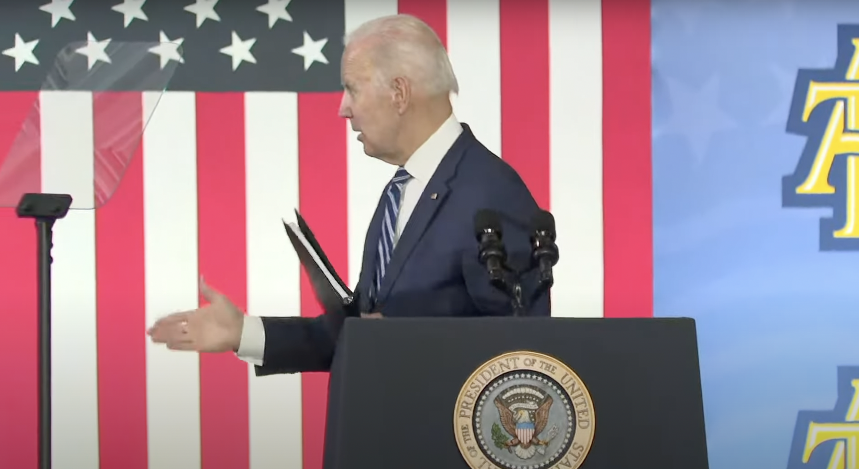 PolitiFact runs cover for Biden, declares viral clip of him 'shaking hands' with air is 'false'